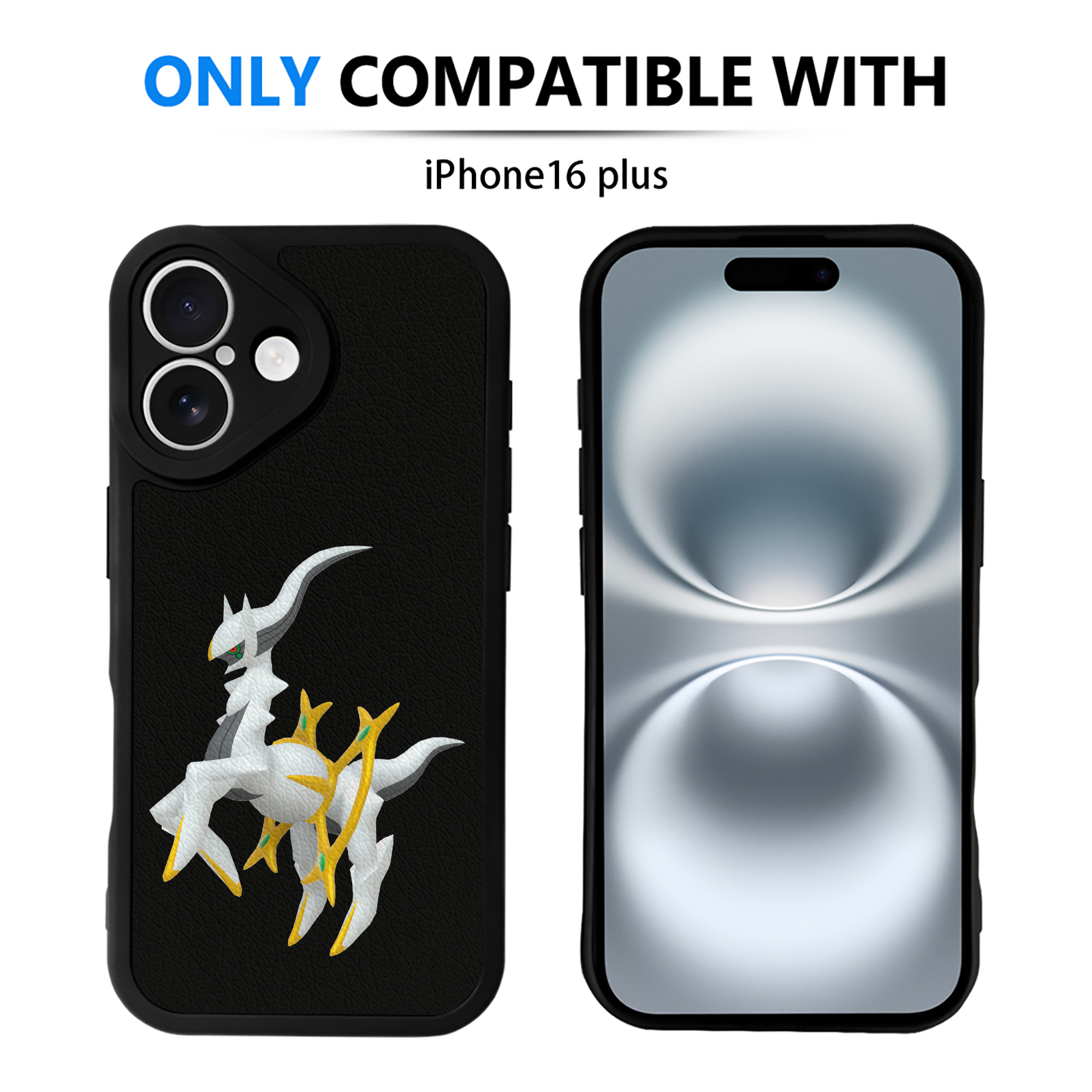 （画像用） ポケットモンスター Pokémon 【iPhone 16シリーズ対応】シリコンスマホケース（レザー調） 材質：シリコン